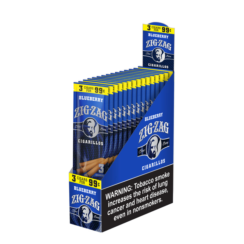 Zig-Zag Blueberry Cigarillos, 3 for $0.99