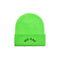 Zig-Zag Logo Beanie - Neon Green