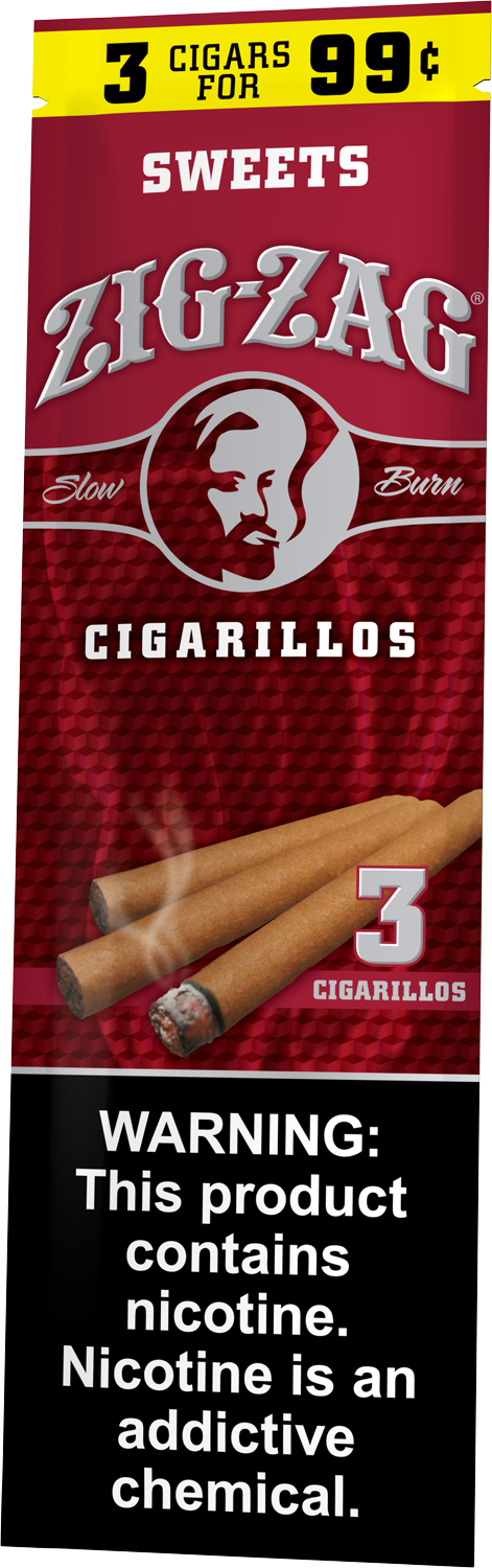 Zig-Zag Sweets Cigarillos, 3 for $0.99