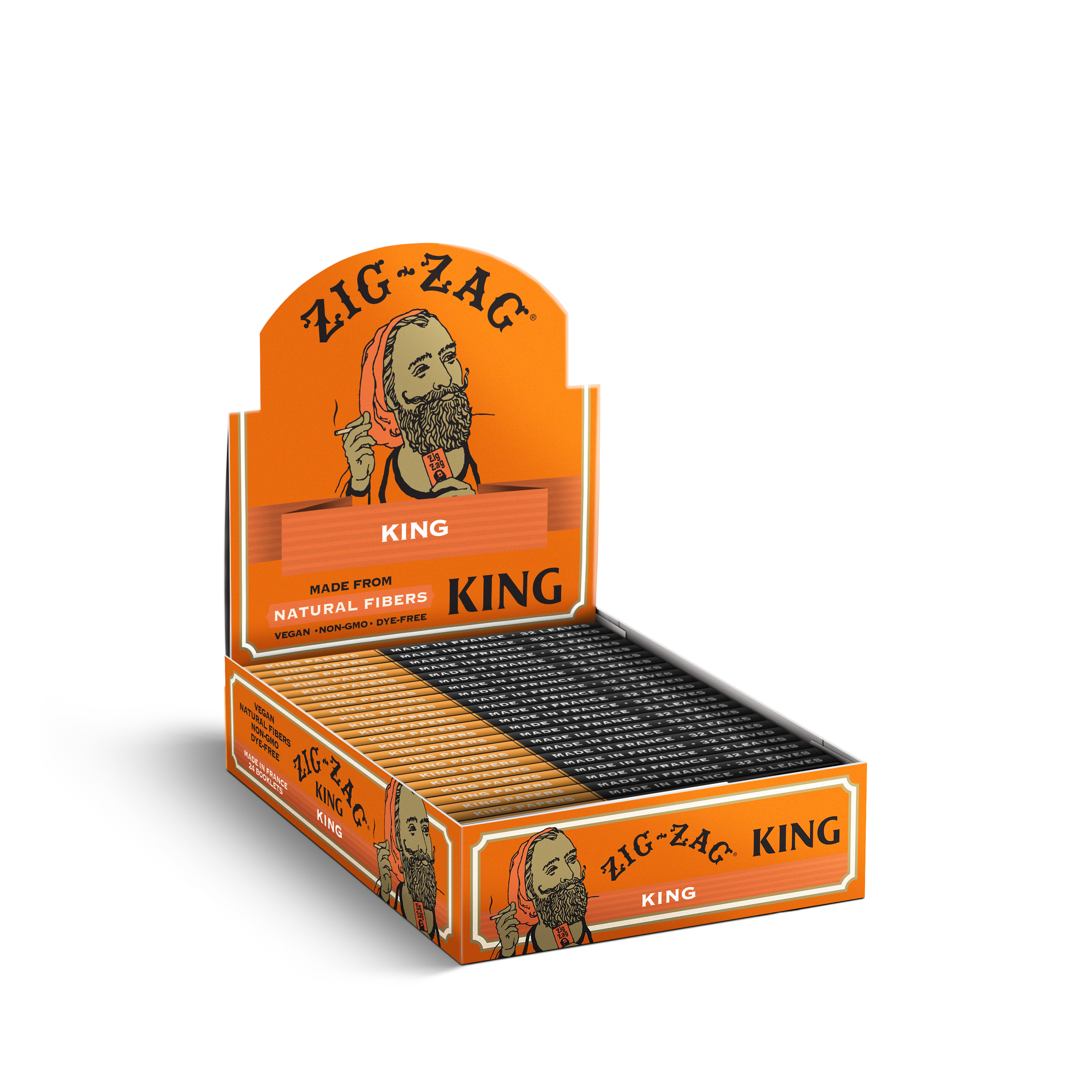 キング 607F KING Zig-Zag King Size Rolling Papers