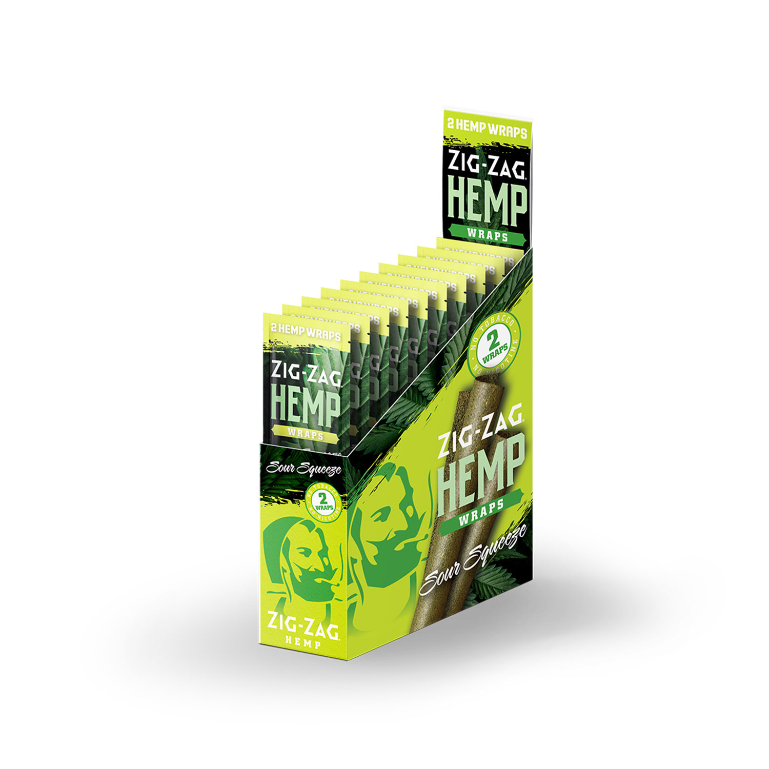 Zig-Zag Sour Squeeze Hemp Wraps
