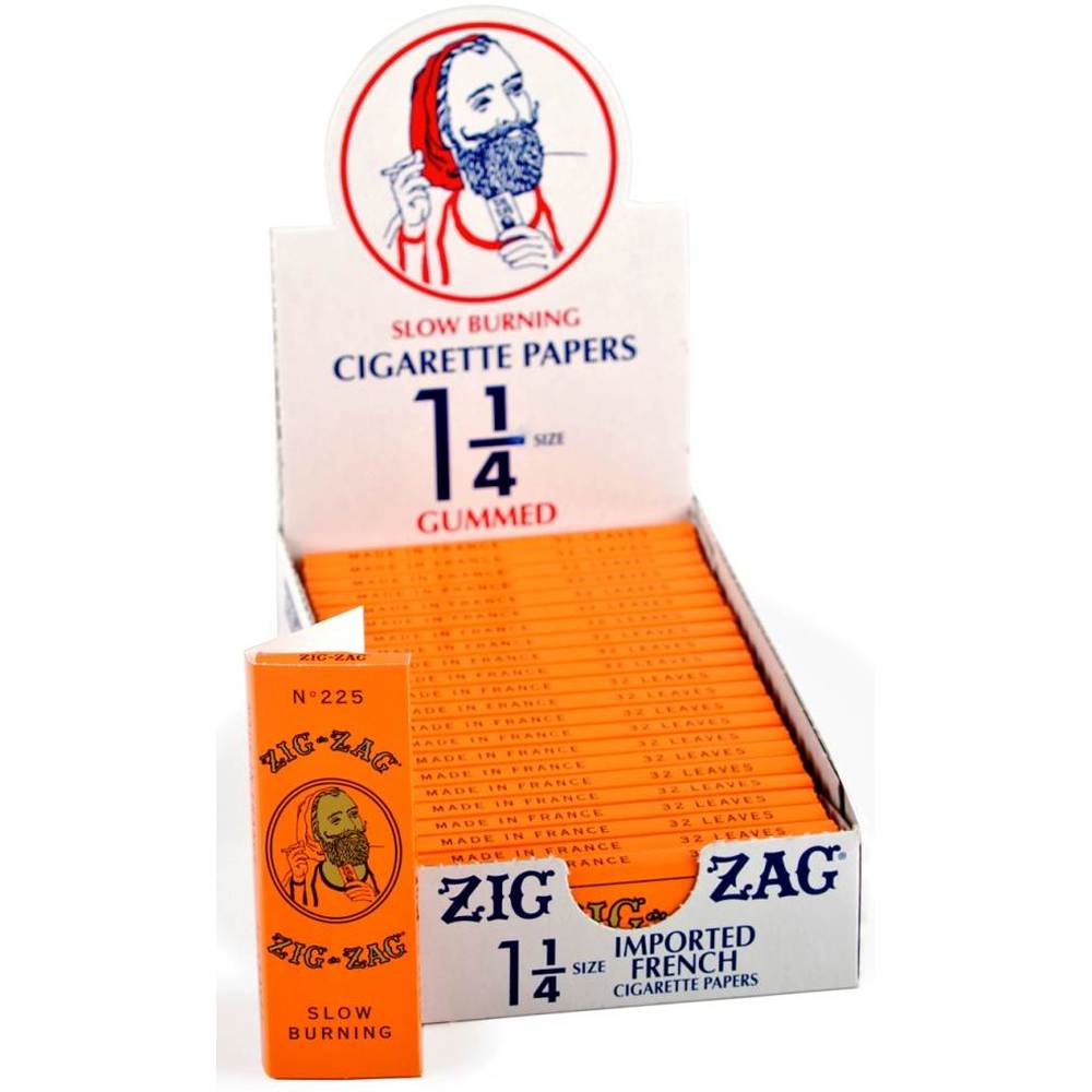 Zig Zag Classic Orange 1 1/4 Rolling Paper - Cigarette