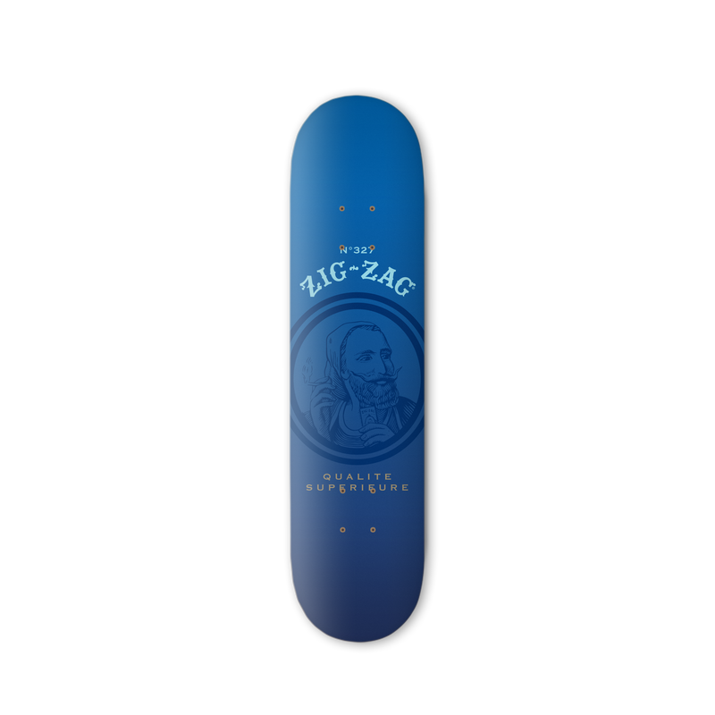 Zig-Zag Blue Skateboard