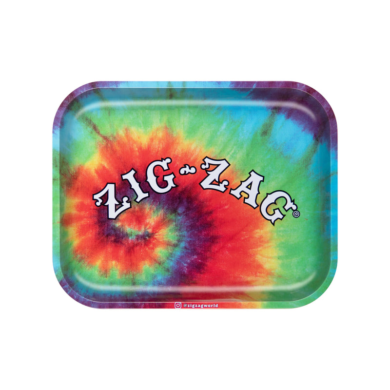 Zig-Zag Large Tie-Dye Rolling Tray