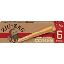 Zig-Zag 1 1/4 Unbleached Paper Cones (6ct)