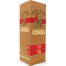 Zig-Zag 1 1/4 Unbleached Mini Bulk Cones