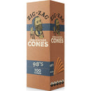 Zig-Zag 98's Unbleached Mini Bulk Cones