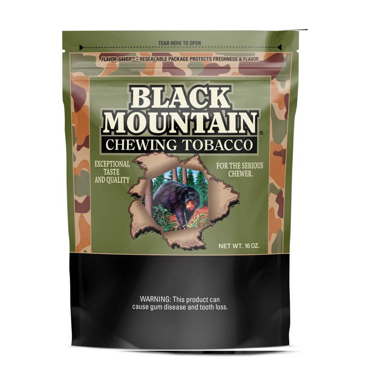 flavored chewing tobacco Black Mountain Loose Leaf Chewing Tobacco