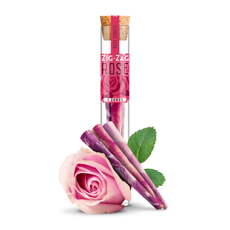 Zig-Zag King Size Rose Cones - 3 Pack Tube