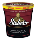 Stoker's Straight Long Cut Moist Snuff Tub