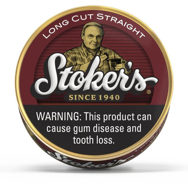 dip tobacco can Stoker's Straight Long Cut Moist Snuff Cans dip tobacco can Stoker's Straight Long Cut Moist Snuff Cans
