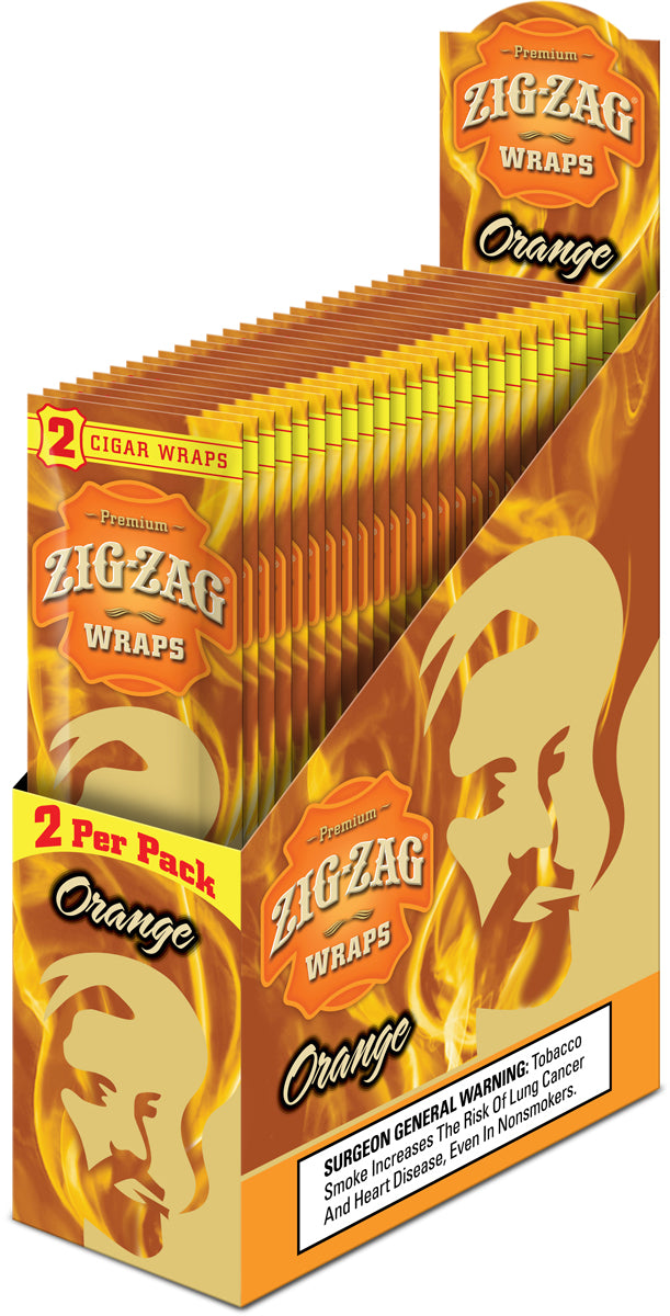 Zig-Zag Orange Cigar Wraps