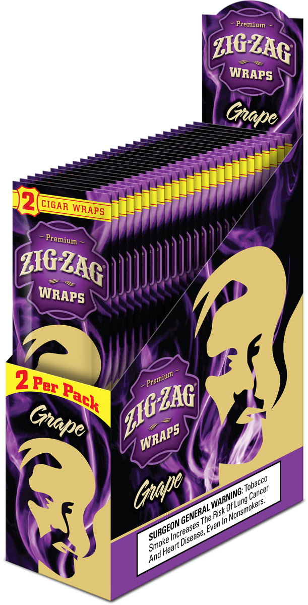 Zig-Zag Grape Cigar Wraps