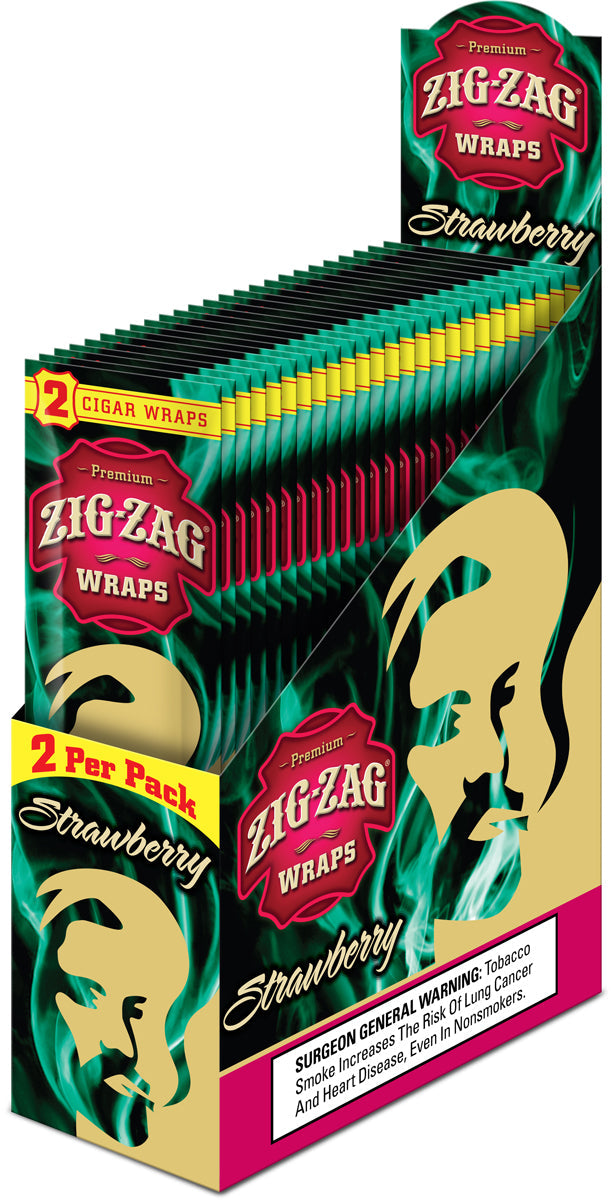 Zig-Zag Strawberry Cigar Wraps