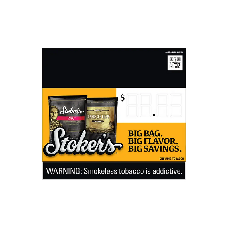 SHELF TALKER - STOKER'S BIG BAG CHEW (50 PER PACK)