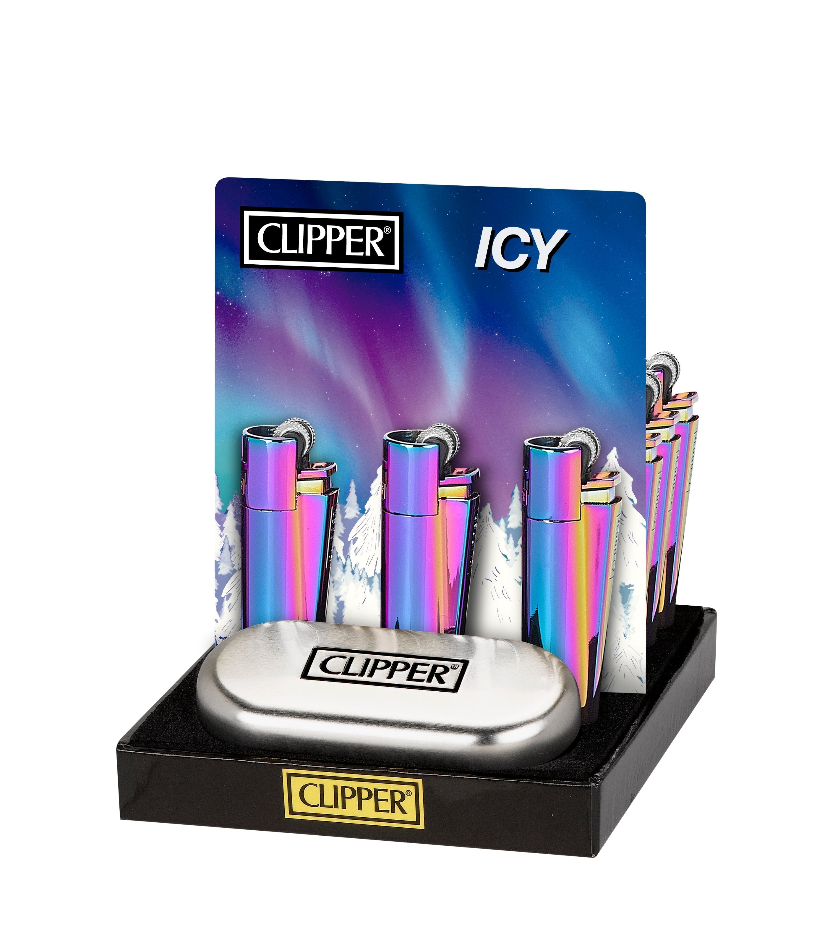 Clipper Classic Large | Metal - Icy Colors