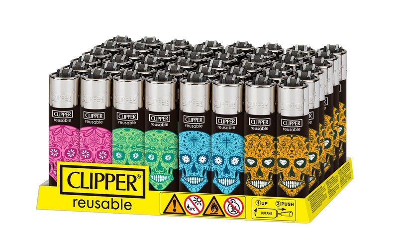 Clipper Classic Large | Printed - Mexican Skulls