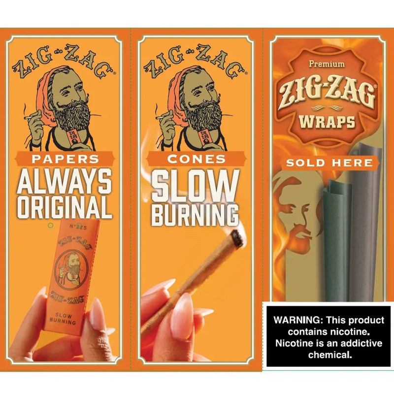 BOLLARD SIGN - ZZ PAPER/CONES/WRAPS (10 PER CASE) 1-23