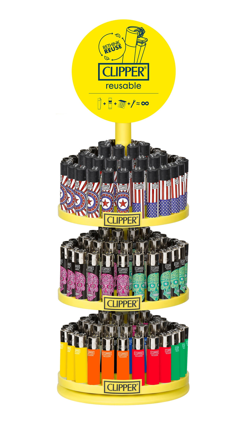 Clipper Classic Large | Carousel Display - Assorted Printed