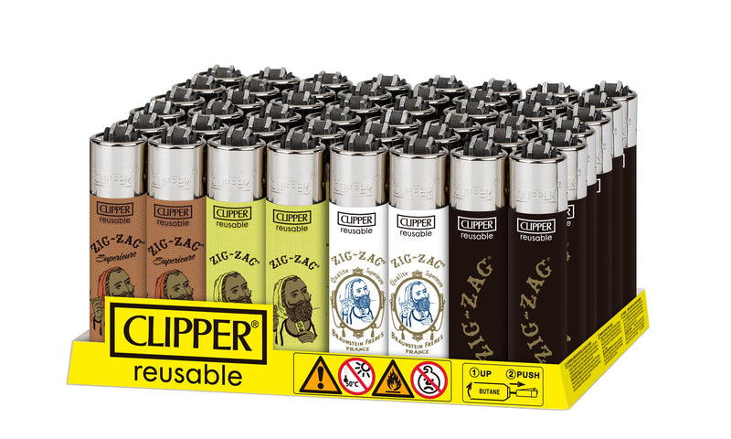 Clipper Lighters 2-Tier Zig-Zag Collection Display