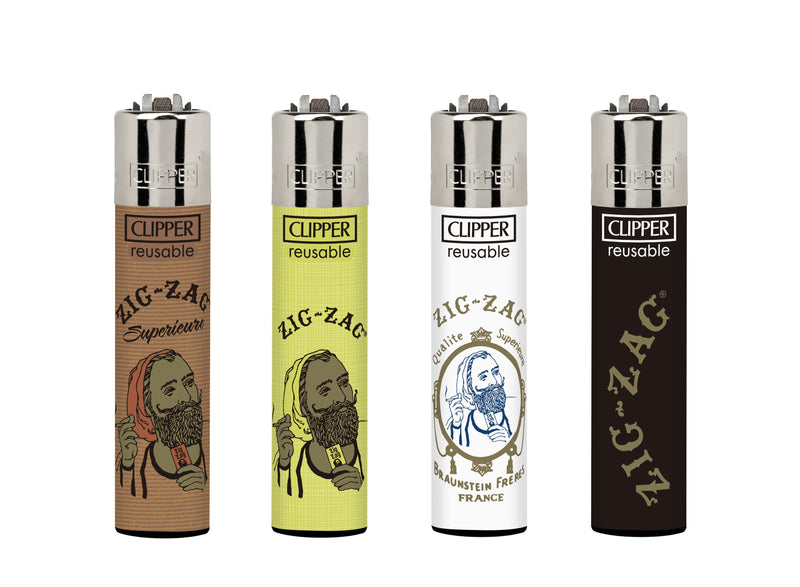 Clipper Lighters 2-Tier Zig-Zag Collection Display