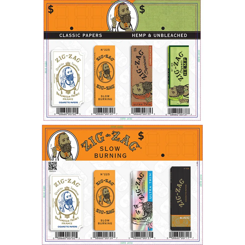 CARD - ZZ PAPER 4 SLOT GRAPHIC INSERT ORANGE/HEMP/UB 7-22