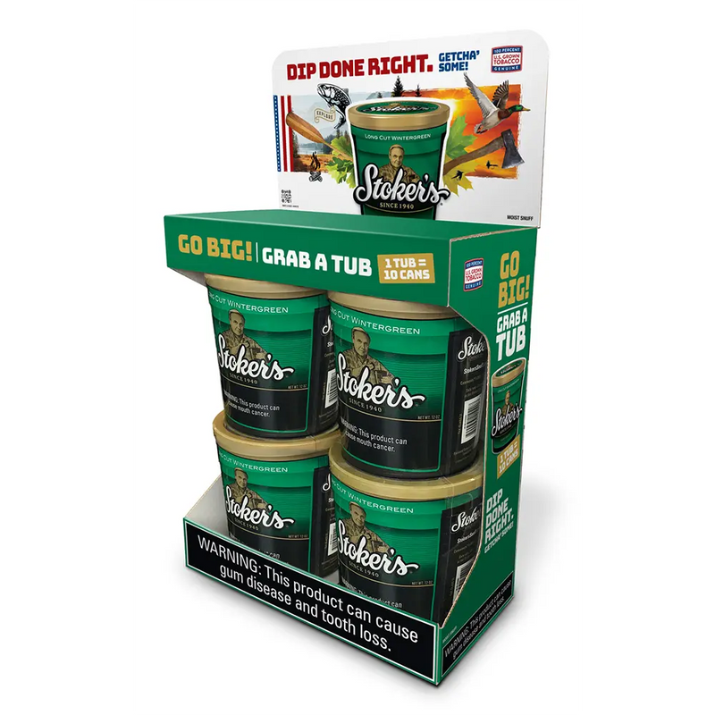 DISPLAY - STOKERS MST 4 TUB KDF (10 PER CASE) 4-21