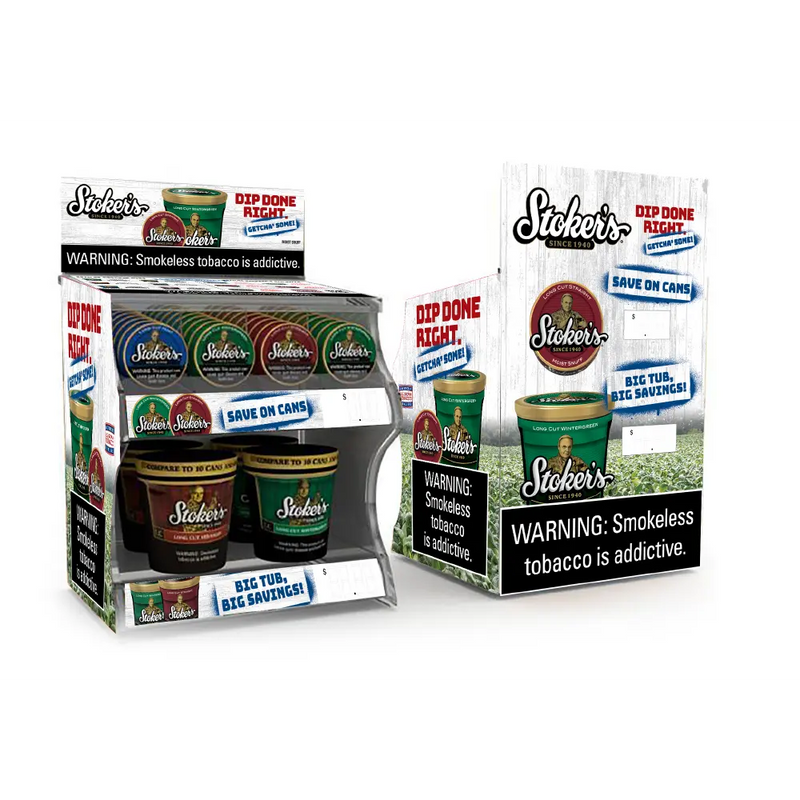 DISPLAY - STOKER'S MST CAN/TUB MODULAR (1 PER CASE) 8-21