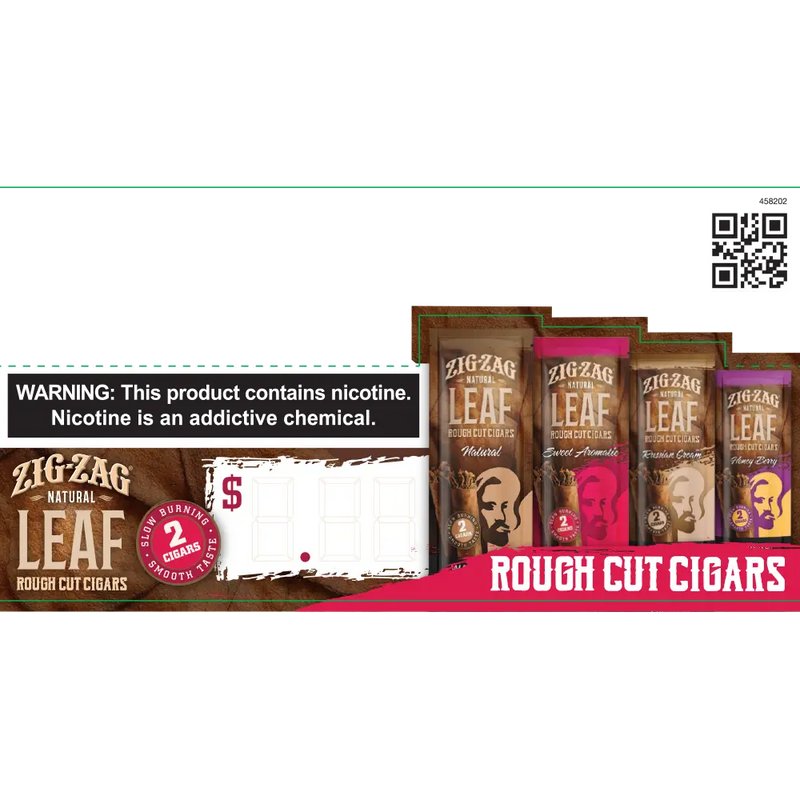 SHELF TALKER - NL ROUGH CUT CIGARS (25 PER PACK) 4-22