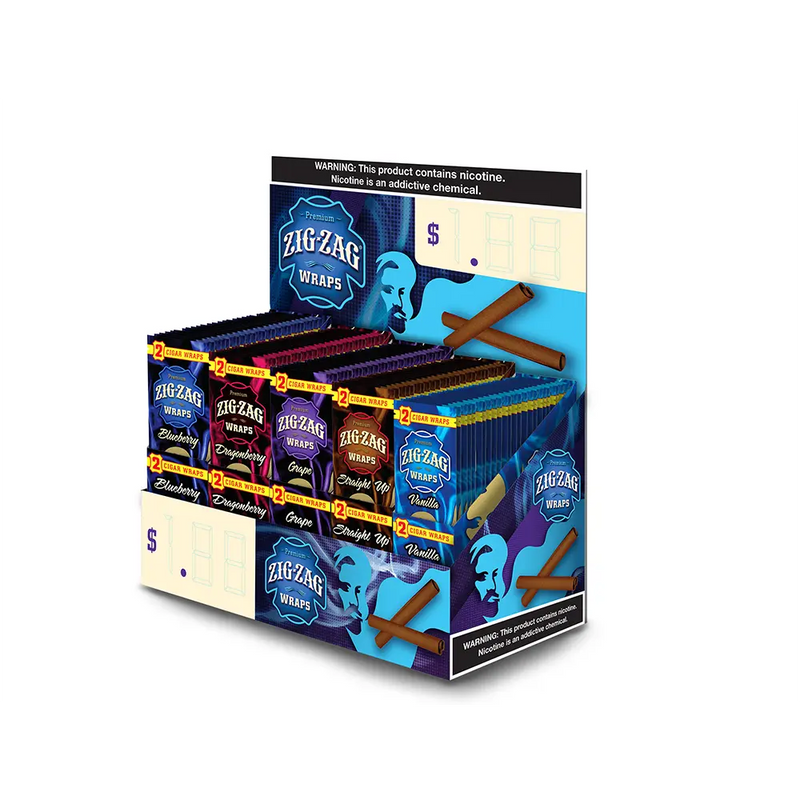 DISPLAY - ZZ 2PK WRAPS 5 CARTON KDF 2-21