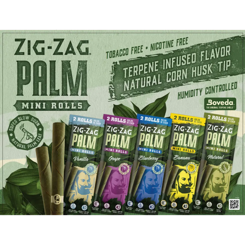 WINDOW CLING 12x16  - PALM ROLLS (25 PER PACK) 9-22