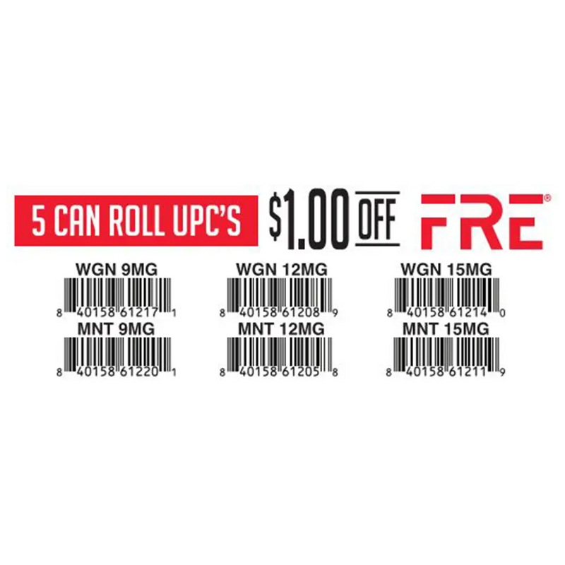 SHELF TALKER - FRE WGN/MNT $1.00 OFF (25 PER PACK) 12-23