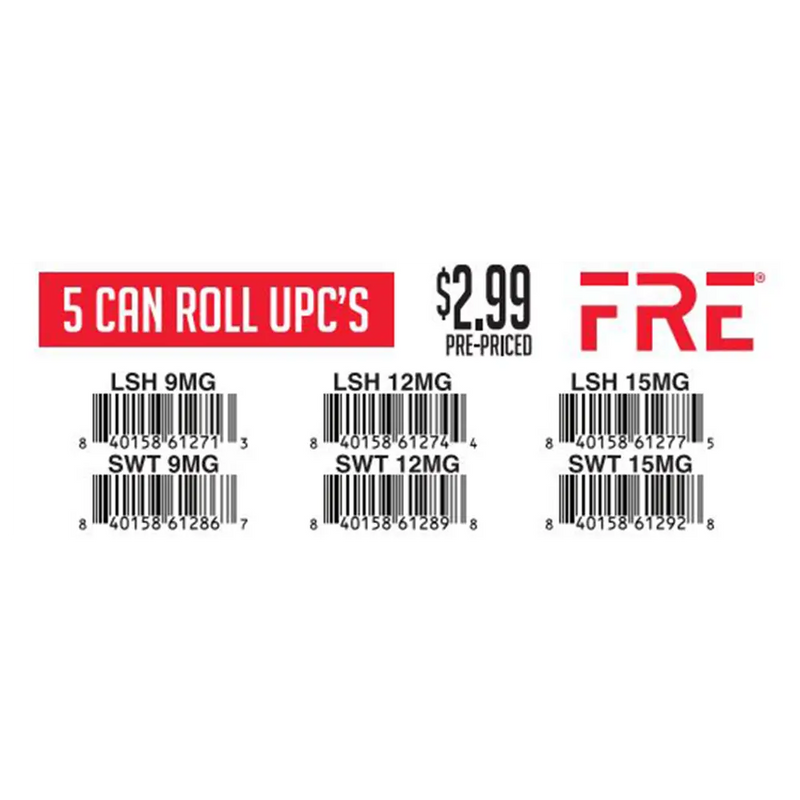 SHELF TALKER - FRE LSH/SWT $2.99 (25 PER PACK) 12-23