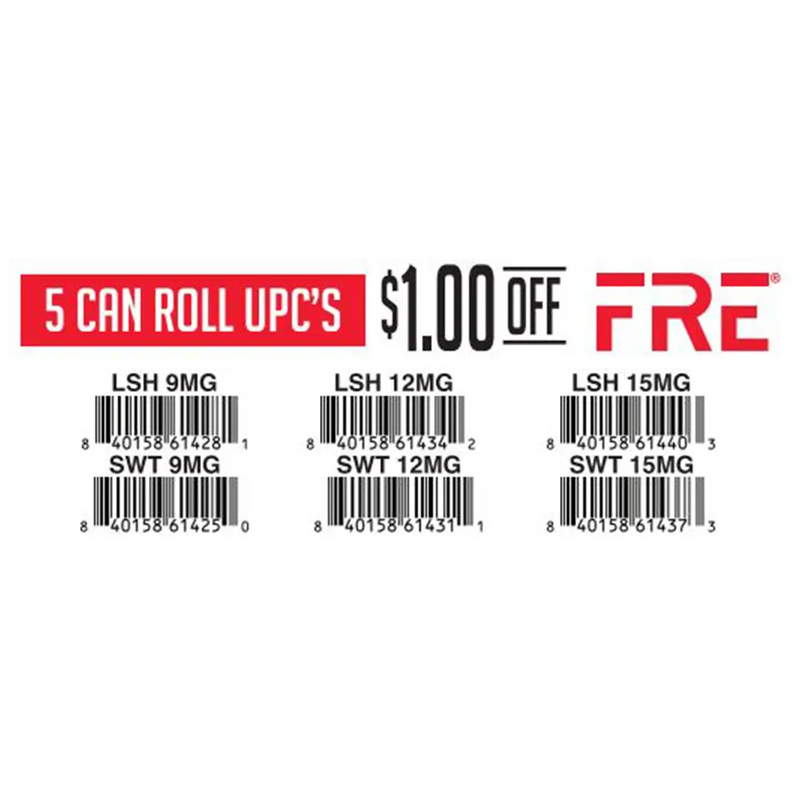 SHELF TALKER - FRE LSH/SW $1.00 OFF (25 PER PACK) 12-23