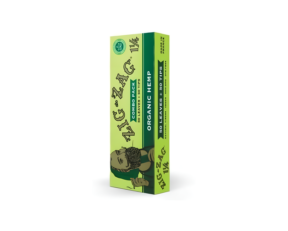 Zig-Zag Combo Pack - 1 1/4 Organic Hemp Carton