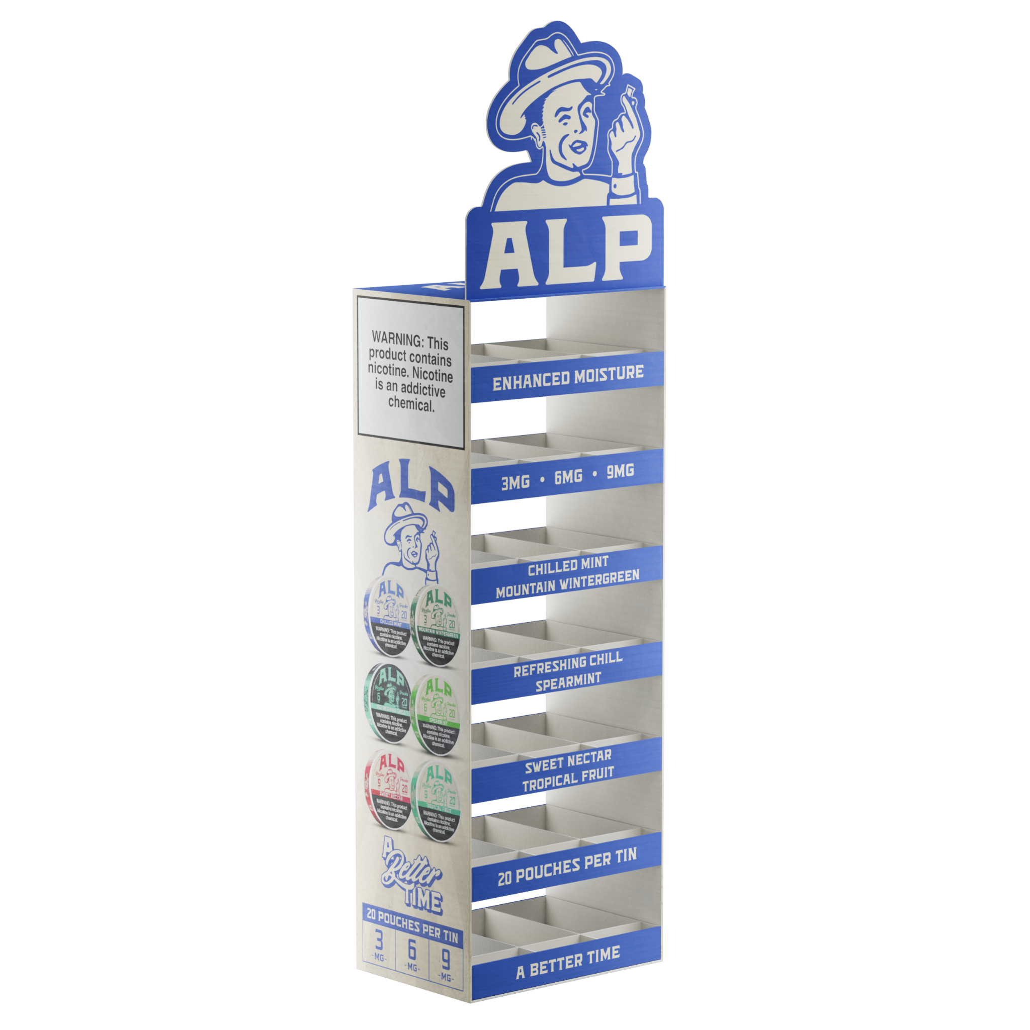 ALP 7 Tier Acrylic Display