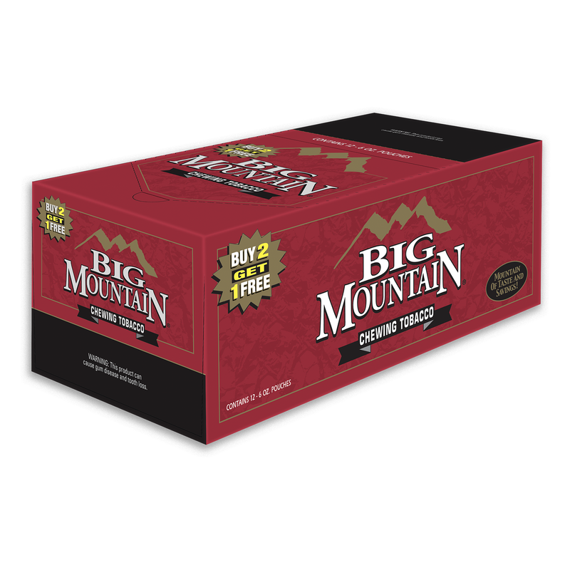 Big Mountain Loose Leaf Chewing Tobacco - Buy 2 Get 1 Free
