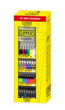 Clipper Lighters 4-Tier Mixed Display + Free Tray