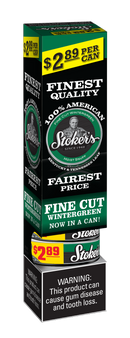 Stoker's Fine Cut Wintergreen Moist Snuff Cans - Pre-Priced $2.89