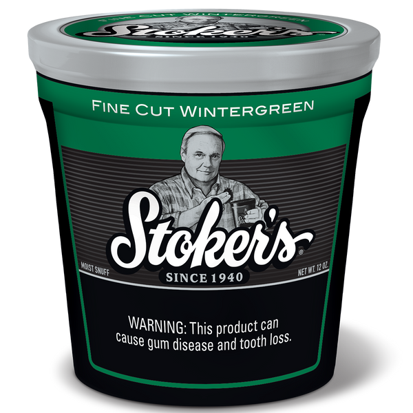 Stoker's Wintergreen Fine Cut Moist Snuff Tub