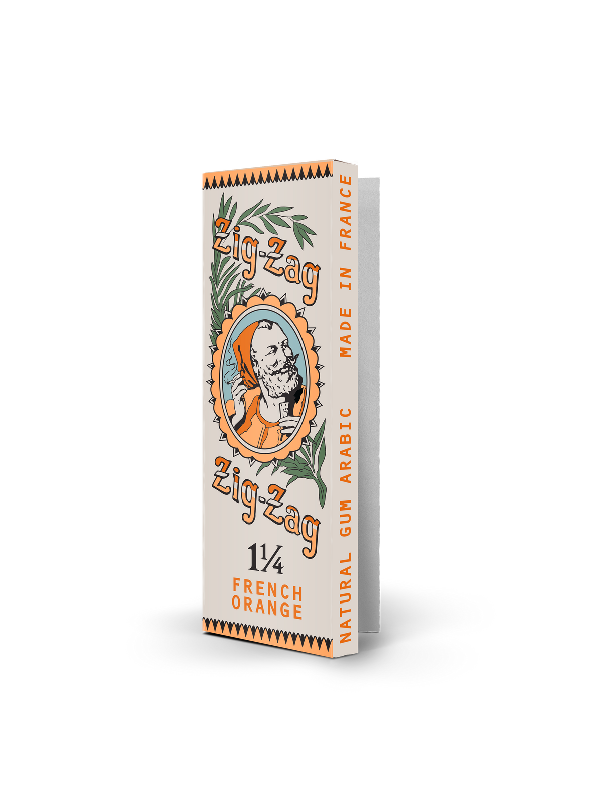 Zig-Zag 1 1/4 French Orange Rolling Papers - Vintage