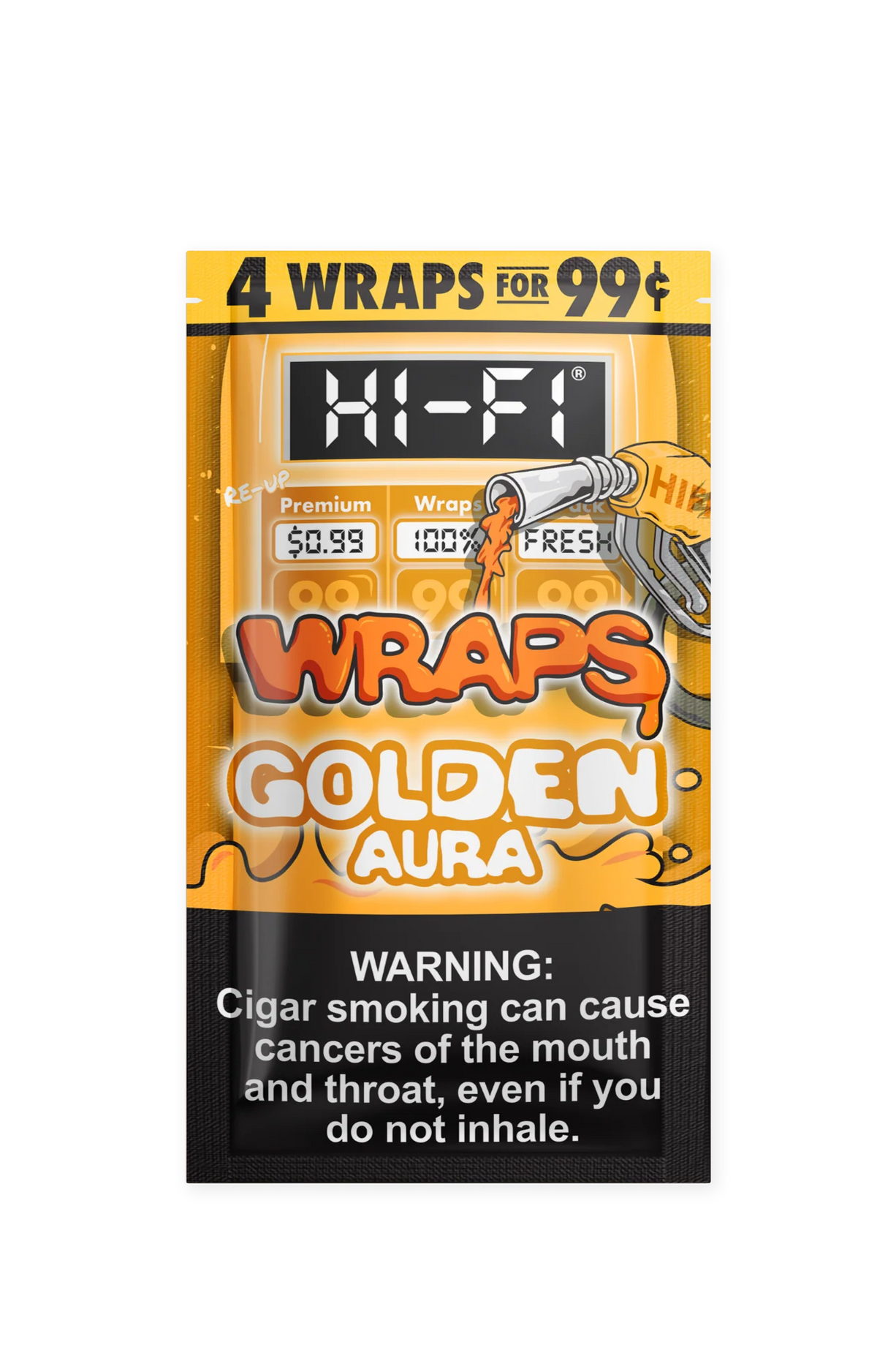 golden wrap tobacco wraps Shine Papers 24k Gold 2 PER Pack Cigar Made with Pure Edible Gold : Health & Household Grabba Leaf Yellow Cigar Wraps