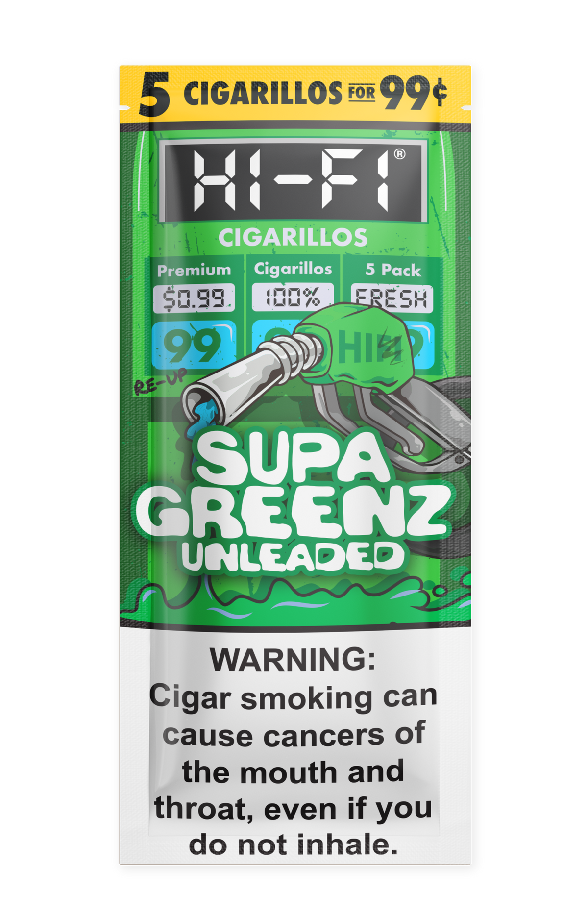 Hi-Fi Supa Greenz Unleaded Cigarillos