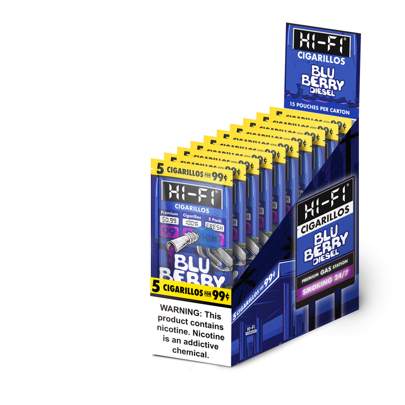 Hi-Fi Blu Berry Diesel Cigarillos