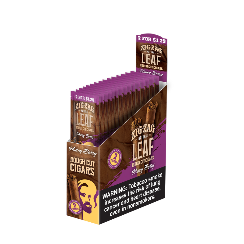 Zig-Zag Honey Berry Natural Leaf Cigars