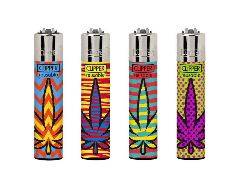 Clipper Classic Large | Printed - Colored Leaves