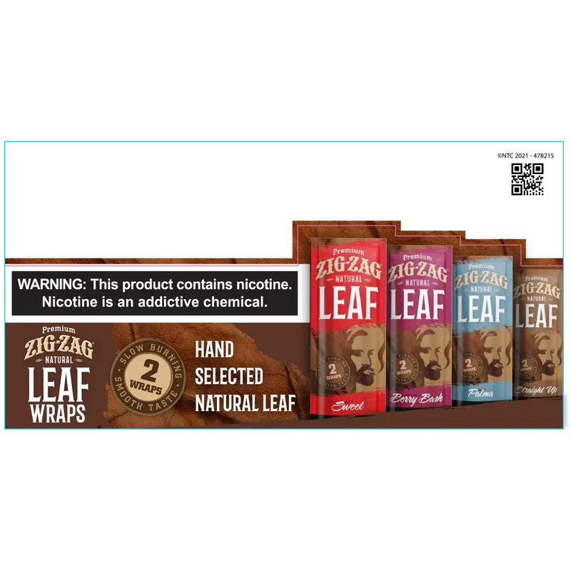 SHELF TALKER - NATURAL LEAF (25 PER PACK) 2-21