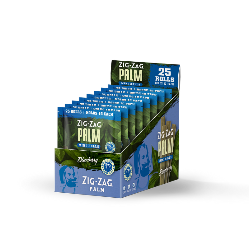 Zig-Zag Blueberry Mini Palm Roll