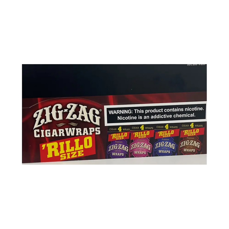 SHELF TALKER - ZZ RILLOS SZ WRAPS 4 FOR NPP (50 PER PACK)