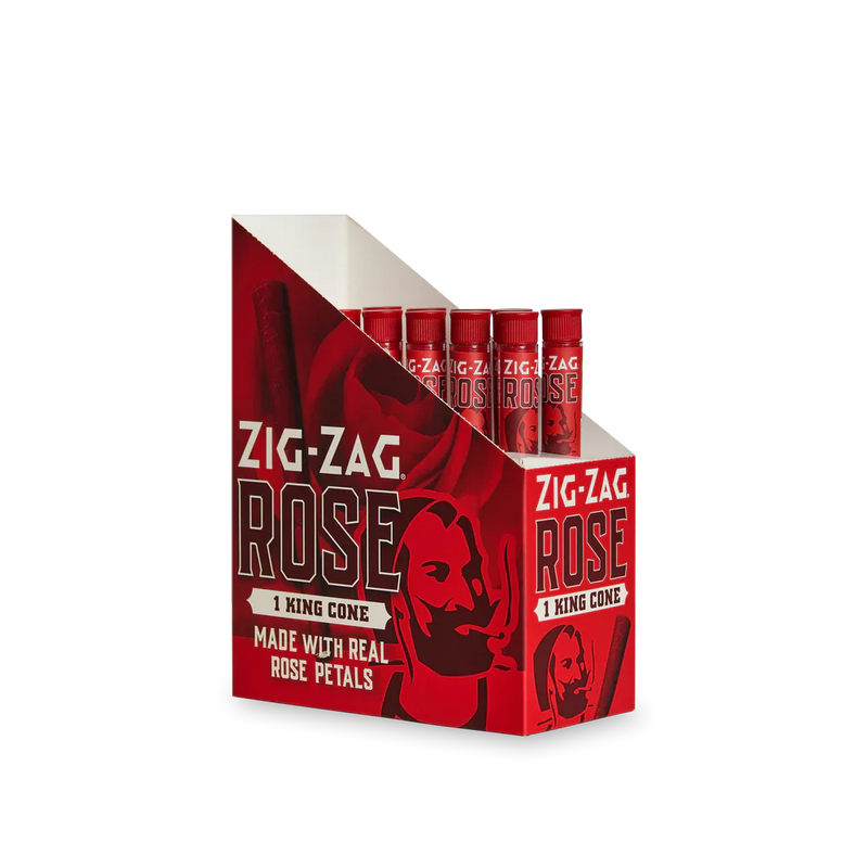 Zig-Zag King Size Rose Cone  - 1 Pack Tube